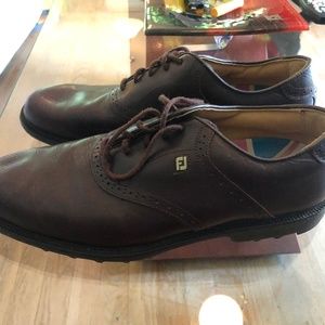 Men’s FJ Brown Leather Golf Shoes